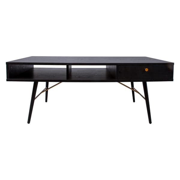 Sofabord LUXEMBOURG 115x60x45 cm Sort