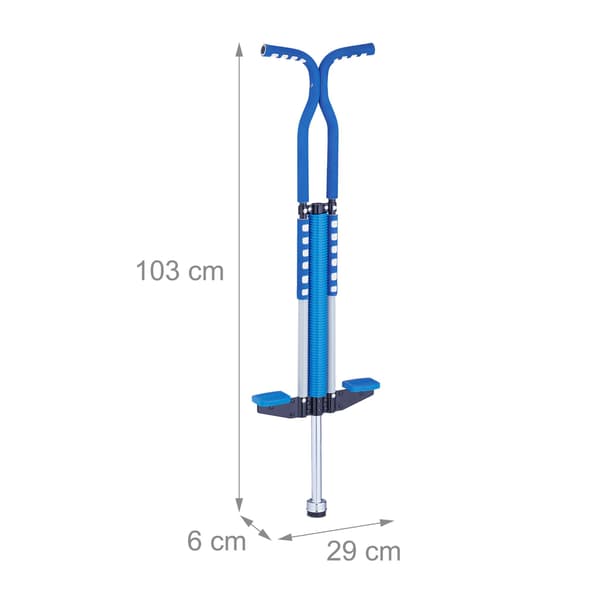 Pogo Stick 103x29x6 cm Blå, Kodustaar