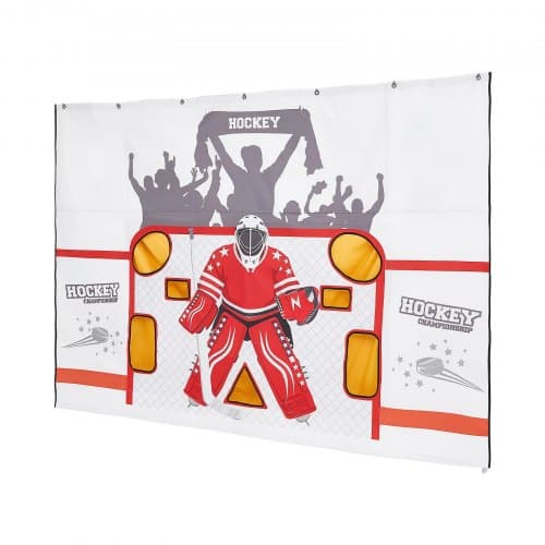 Hockeyskydningsdug med 7 målhuller 305x213 cm
