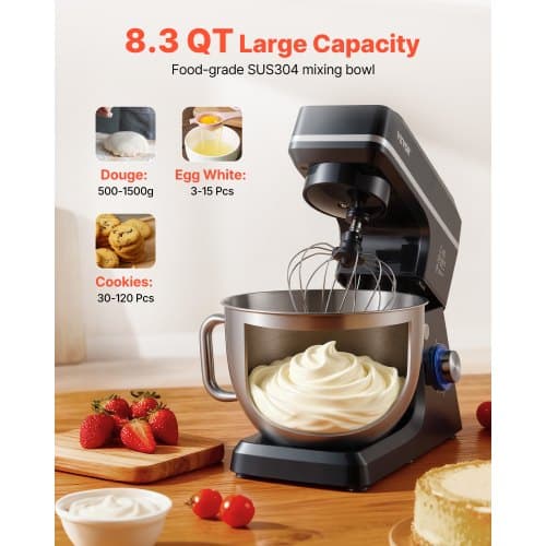 Standmixer, 450x268x362 mm, sort rustfrit stål