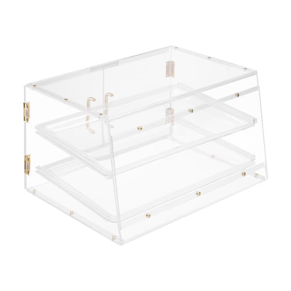 Bageridiskdisplay, 52,6x40x30,5 cm, Klar, Akryl