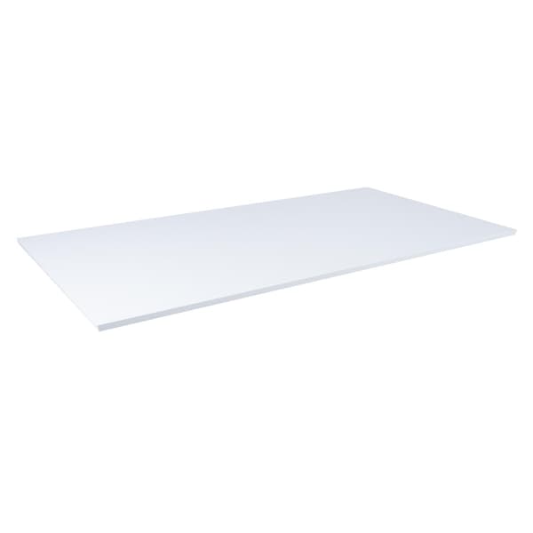 Bordplade 160x80x2,5 cm gråhvid