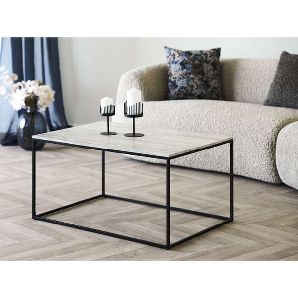 Sofabord 90x60x45 cm Sort