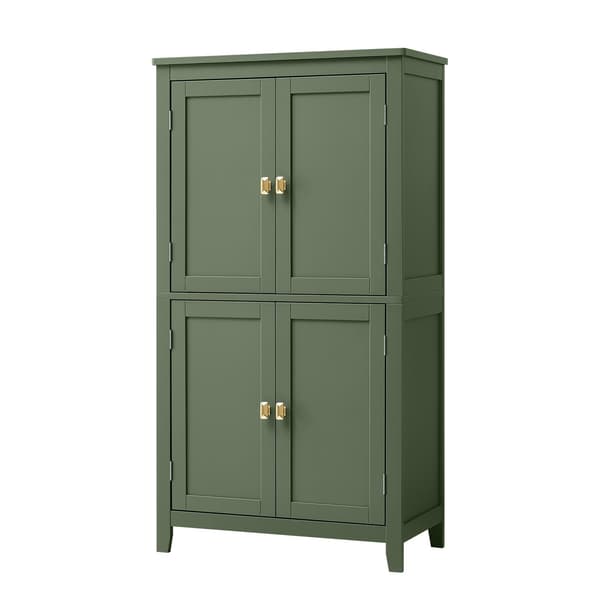 Kylpyhuonekaappi 30x60x110 cm Vihreä MDF