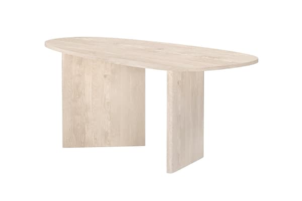Spisebord Grönvik Oval Natur MDF