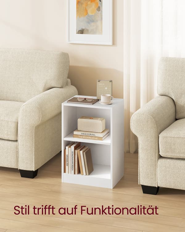 Sängbord Set 30x40x60 cm Vit Trä