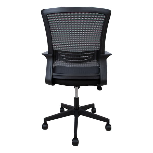 Kontorstol EMMA 57x65x98-104 cm Sort