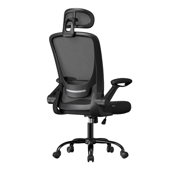 Kontorstol 64x64x115 cm svart, ergonomisk