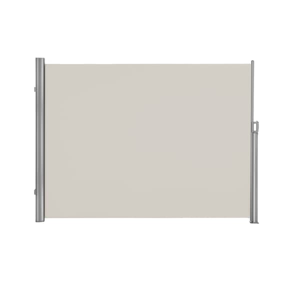 Sidomarkis 200x350 cm Taupe Stål