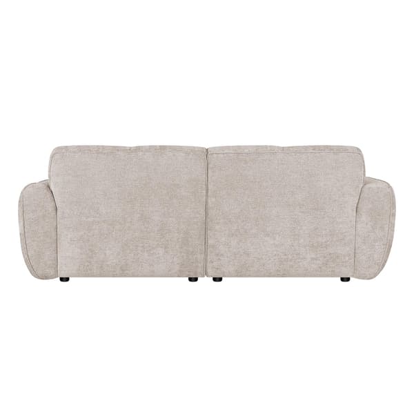 Sofa DAMALI 194x96x81 cm lys brun stof