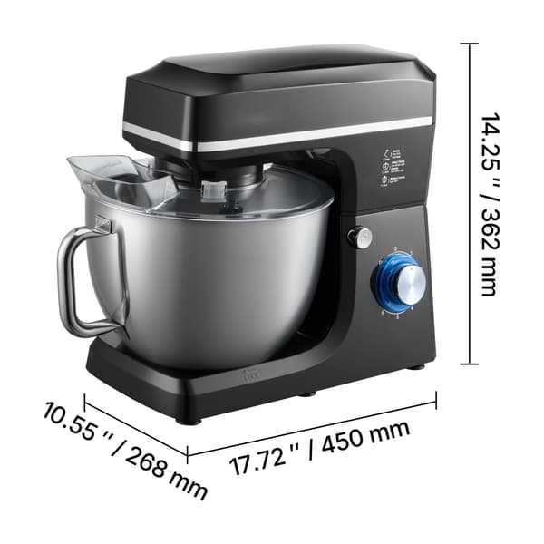 Standmixer, 450x268x362 mm, sort rustfrit stål