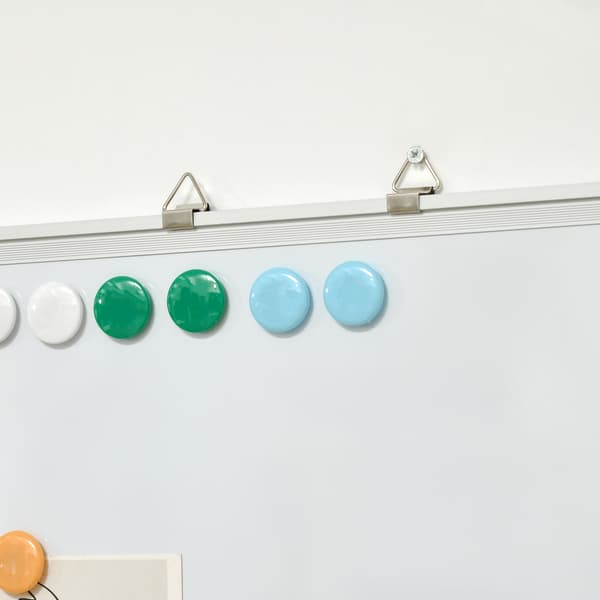 Whiteboard 90x1,8x60 cm Vit, aluminiumram
