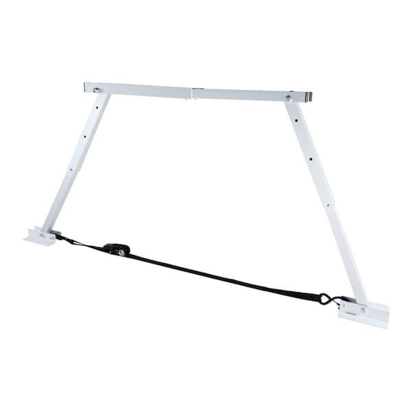 RV stabilisator, 137,5x111x71,1 cm, sølv, sammenklappelig