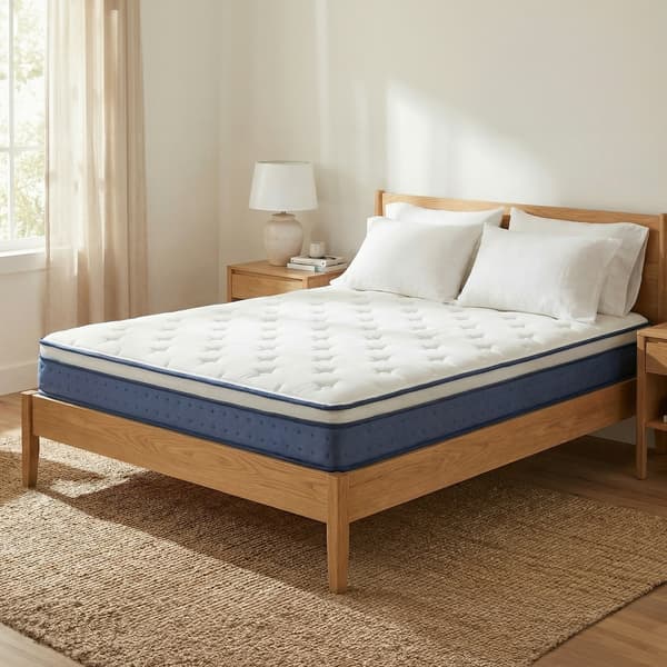 Patja 90x200x25 cm Sininen