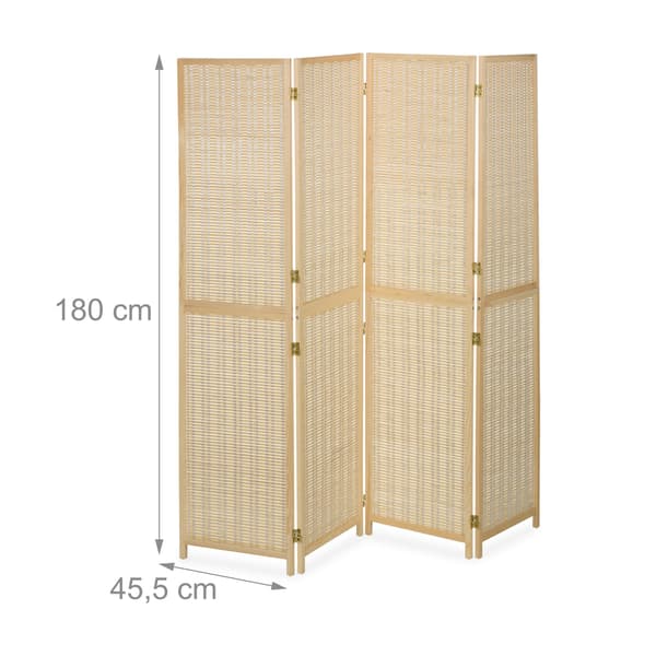 Rumdeler, 180x182x2 cm, Brun, Bambus, Kodustaar