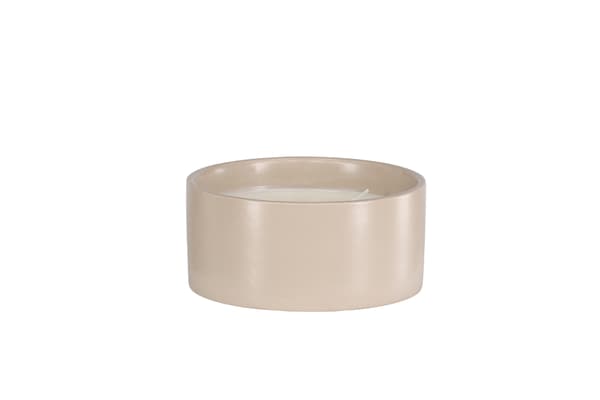 Duftlys, 13x6 cm, Beige, Keramik
