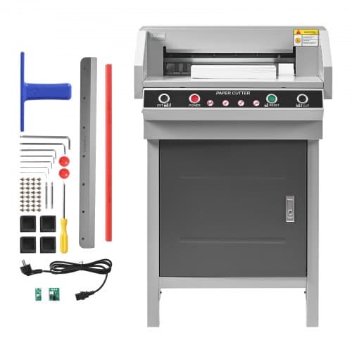 Elektrisk papirkutter, 650x770x1010 mm, Metal