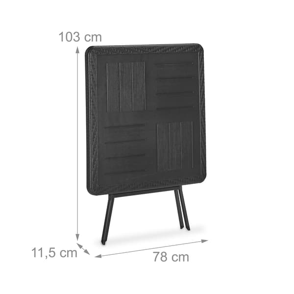 Trädgårdsbord Träimitation Plast och Stål, Kodustaar