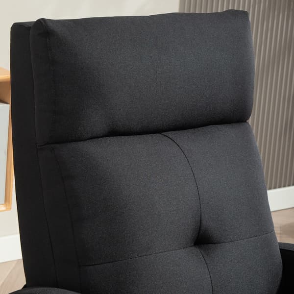 Lænestol 67x87x98 cm Sort Polyester