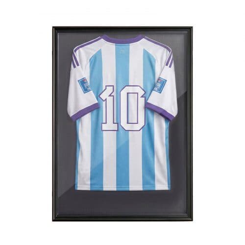 Jerseyram Displayväska 92,5x71,8x4 cm svart trä