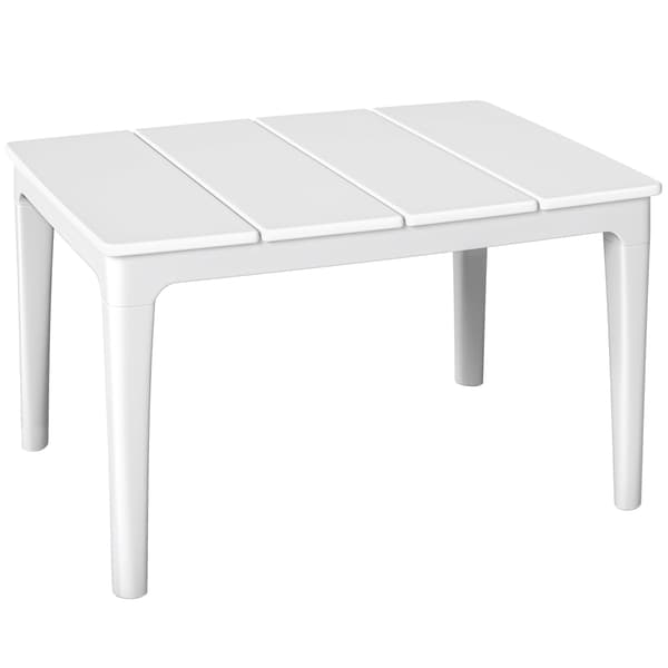 Sidebord 70x53x39 cm Hvid Plastik
