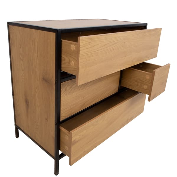 Sideboard HEDVIG 70x40x74,5 cm Ask Svart