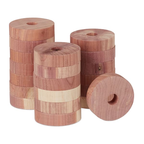 Mottförebyggande ringar 1x4 cm brunt trä, Kodustaar