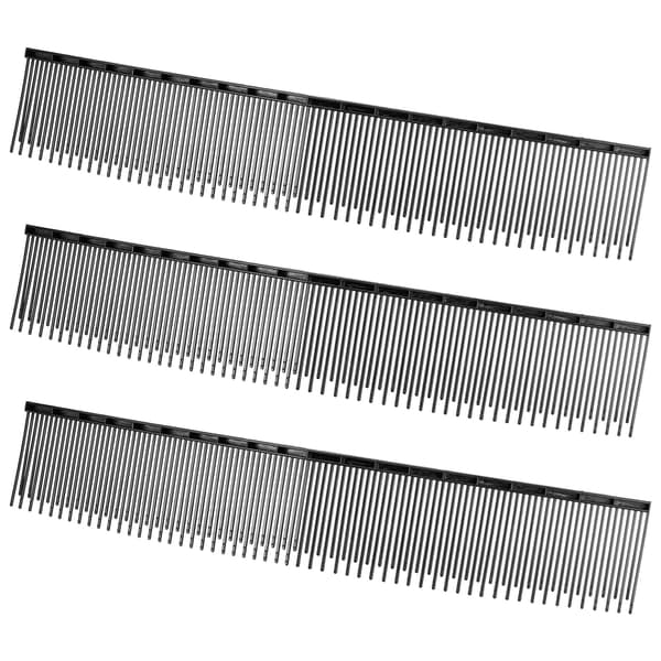 Erstatningsbørste til plænefejemaskine 59,5x10,5 cm Sort holdbare børstehår