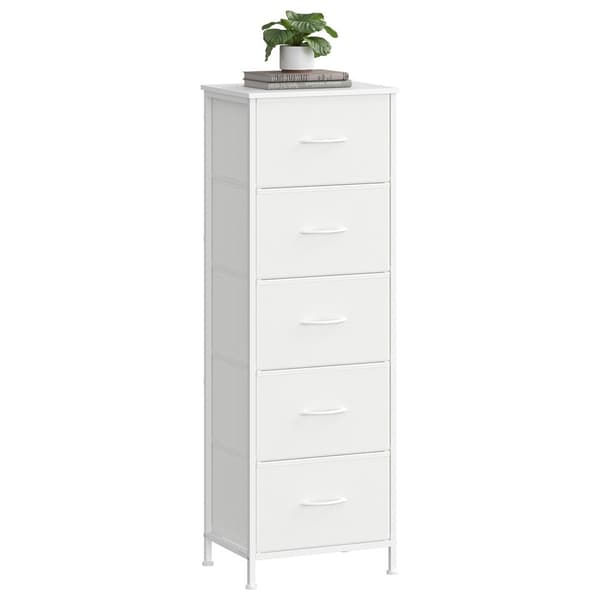 Kommode 30x39,6x116,7 cm Hvid MDF