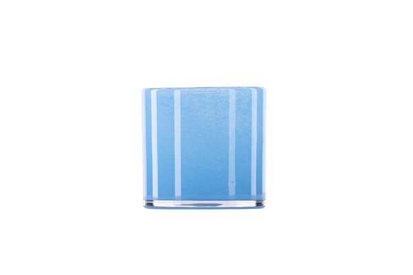 Lanterne Glora 12x12 cm Blåt Glas