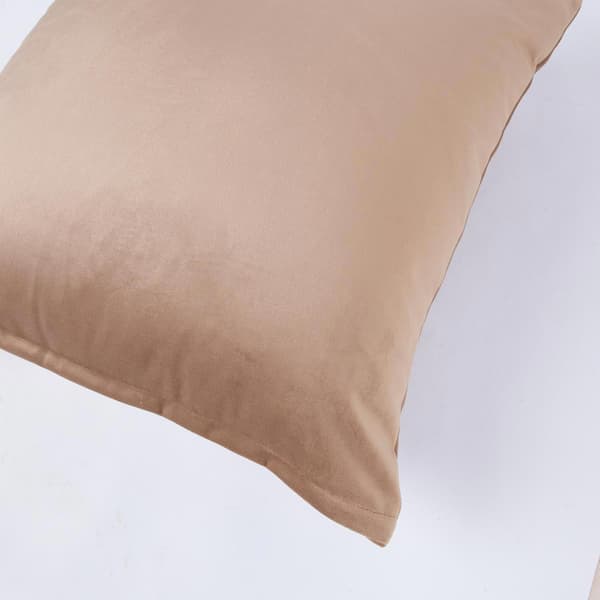 Pude 45x45 cm Beige Fløjl