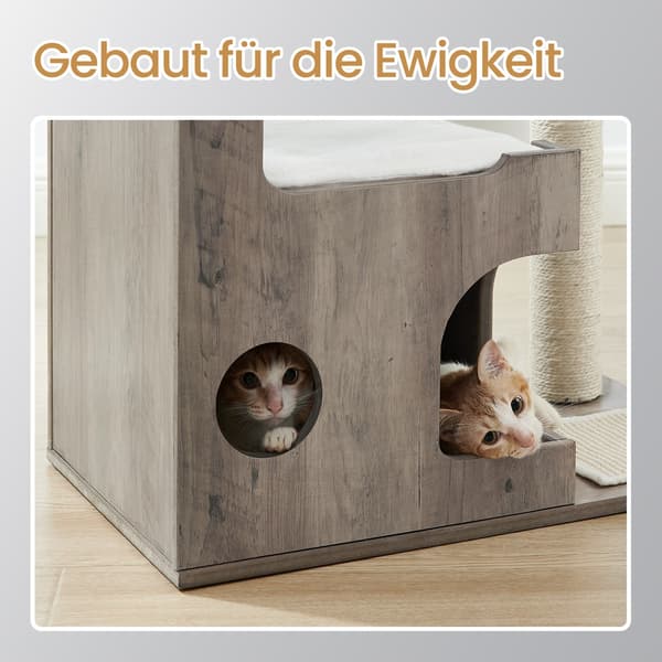 Kattställning, 66x40x86 cm, greige, MDF
