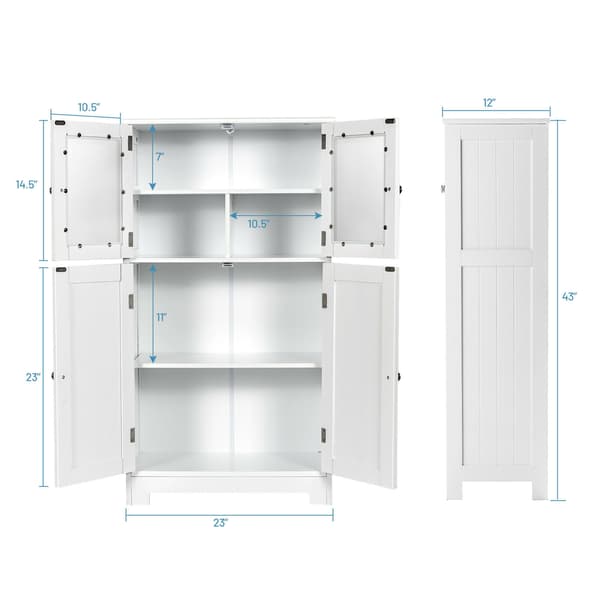 Badeværelsesskab til opbevaring 58x30x109 cm sort