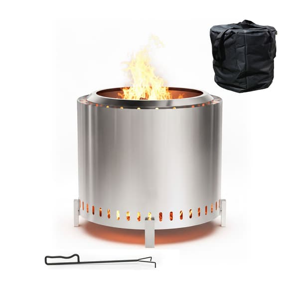Fire Bowl 45x49 cm Sølv Rustfrit Stål, Kodustaar
