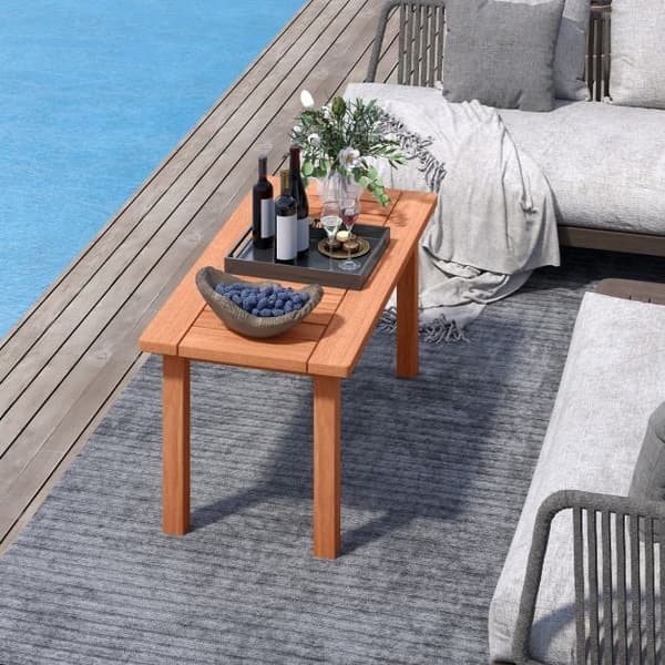 Patio-sohvapöytä 90,2x45,7x43,2 cm luonnonväri