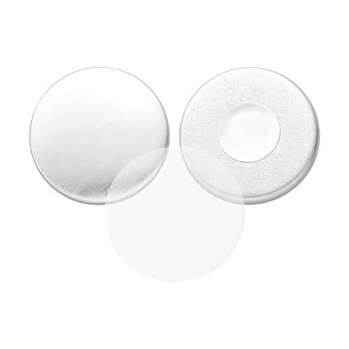 Påfyllningskit för knappmaskin 50 set Ø32 mm silver/vit