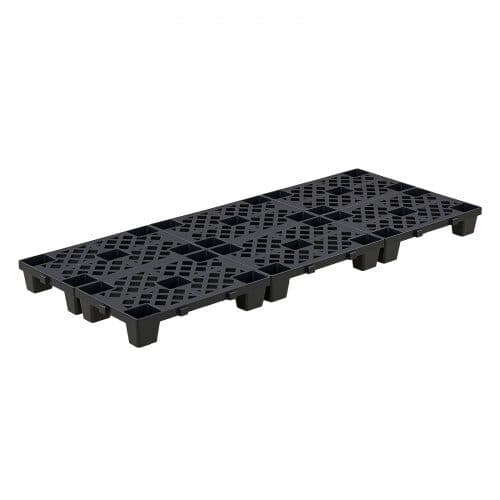 Plastpaller 6 stk 500x305x100 mm sort