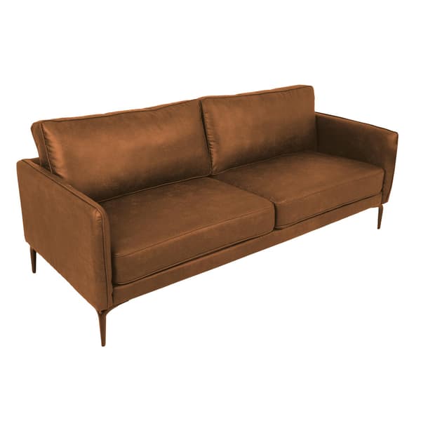 Sohva SOFIA 195x83x82 cm ruskea polyesterikangas