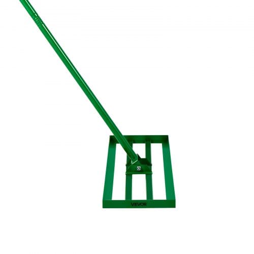 Plæneudjævningsrive 121,5x25,2x207 cm Grøn Stål