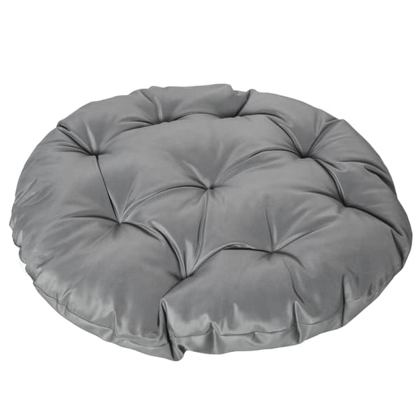 Papasan stol, 87x97x86 cm, grå