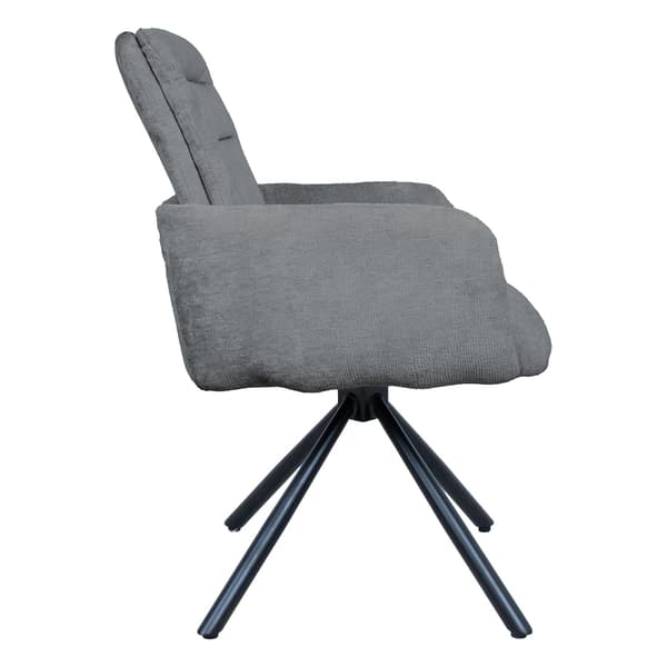 Stol BATUL 57x64x87 cm mörkgrå