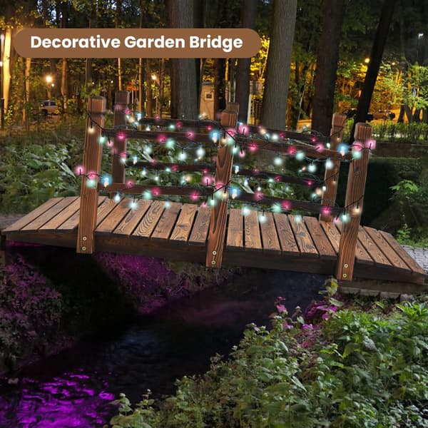 Garden Bridge 150x67x55 cm brun