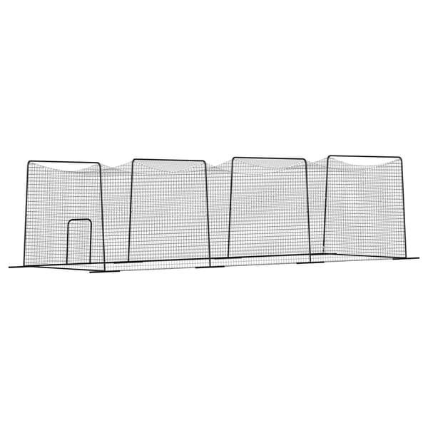 Baseball slagbur, 1200x368x310 cm, Sort, Net
