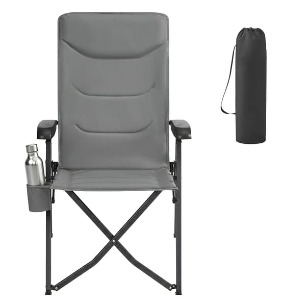 Campingstol 70x60x110 cm Grå