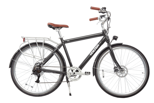 Elektrisk cykel Oolter Eke M grå färg