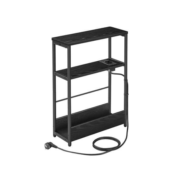 Sidebord, 45x18x58 cm, Sort
