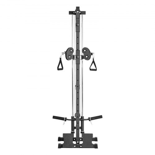Kabelmaskine 3-i-1 Roning Lat Pulldown 77,5x76x201,5 cm Sort Stål