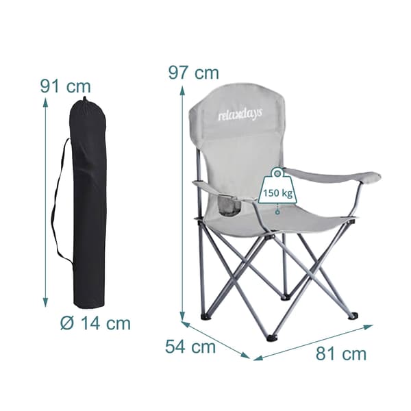 Campingstol Sæt Foldbar Stof, Kodustaar