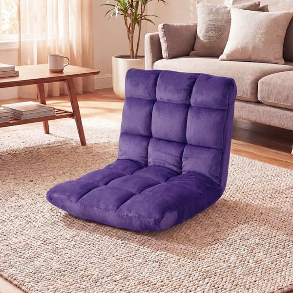 Foldbar gulvstol 49,5x60x51 cm lilla