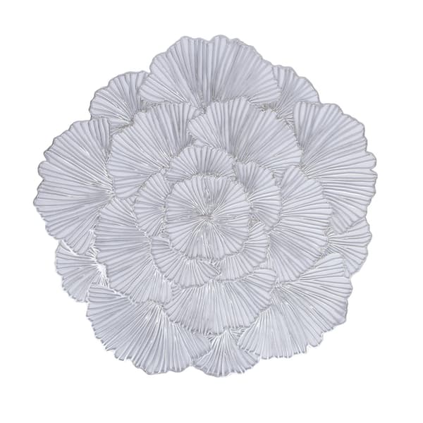 Pöytätabletti 38 cm hopea PVC